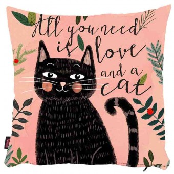 Kedili Yastık Kılıfı-91